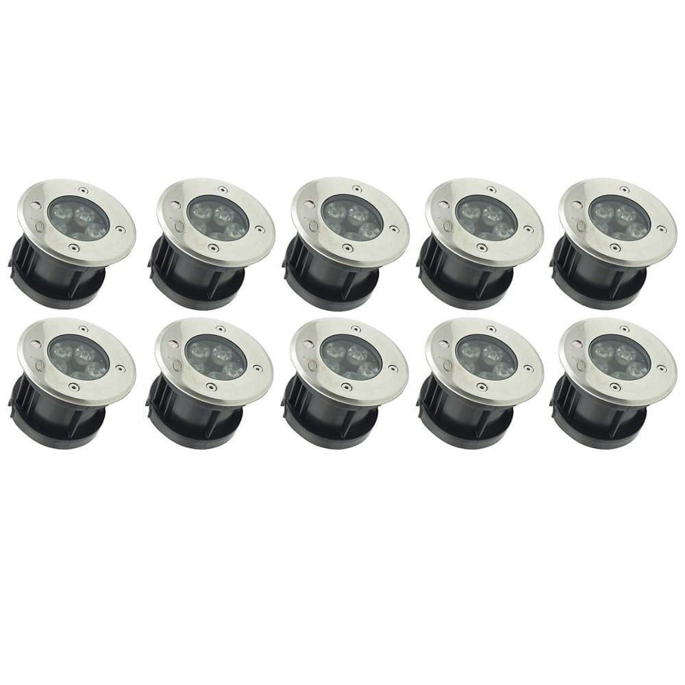 Faretto Da Esterno 5led 5w 10 Pz Luce Fredda Segnapassi Segnapasso Giardino Dr Illuminazione/Illuminazione per interni/Luci da incasso Trade Shop italia - Napoli, Commerciovirtuoso.it