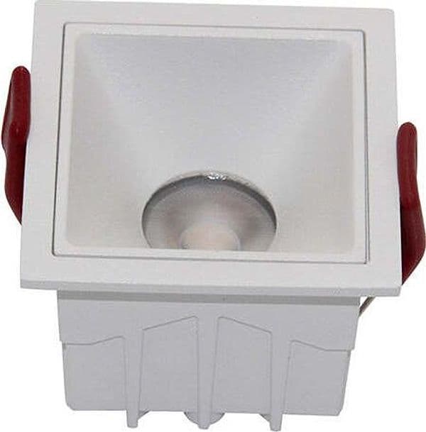 Faretto Da Incasso Moderno Alfa Led Alluminio Bianco Led Luce Naturale Dimm.