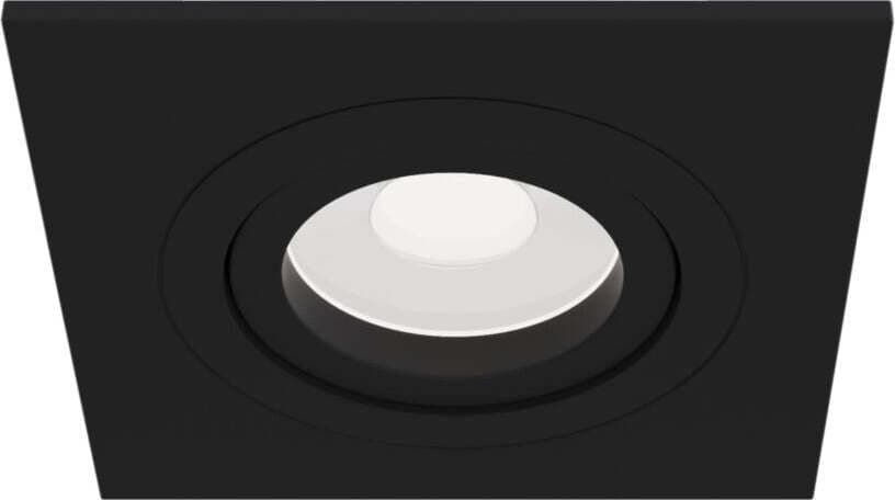 Faretto-Da-Incasso-Moderno-Atom-Alluminio-Nero-1-Luce-Diffusore-Tessile