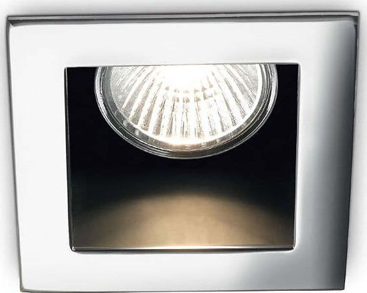 Faretto-Da-Incasso-Moderno-Funky-Metallo-Cromo-1-Luce-Gu10