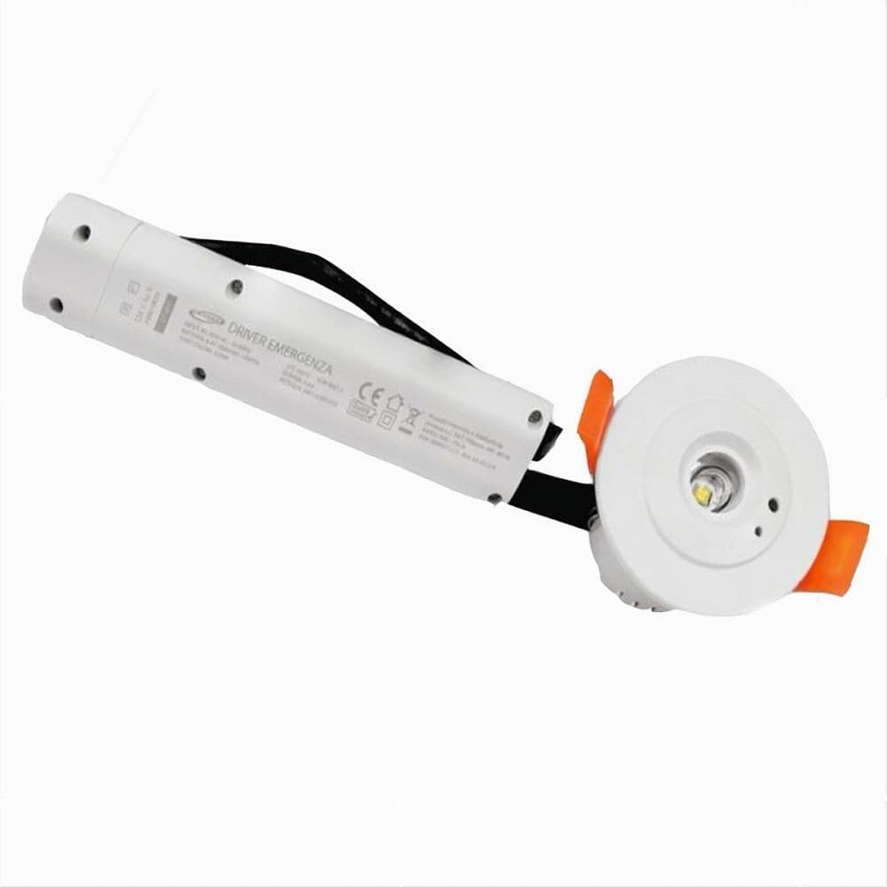 FARETTO EMERGENZA INCASSO 3W 1 LED COB ANTI BLACKOUT LUCE FREDDA 6500K NA05-SL-1 in Faretti da soffitto Trade Shop italia - Napoli, commercioVirtuoso.it
