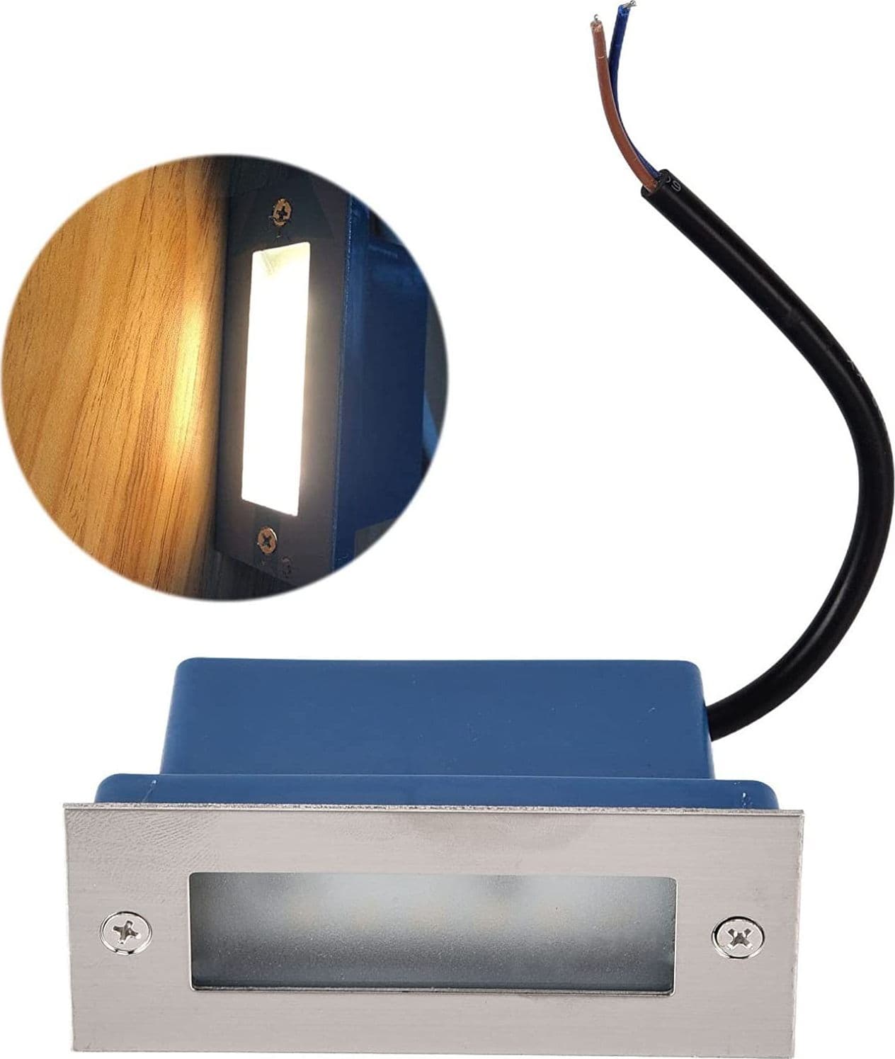 FARETTO FARO 3 LED SEGNAPASSI A INCASSO CALPESTABILE INTERNO ESTERNO 2W Trade Shop italia - Napoli, Commerciovirtuoso.it