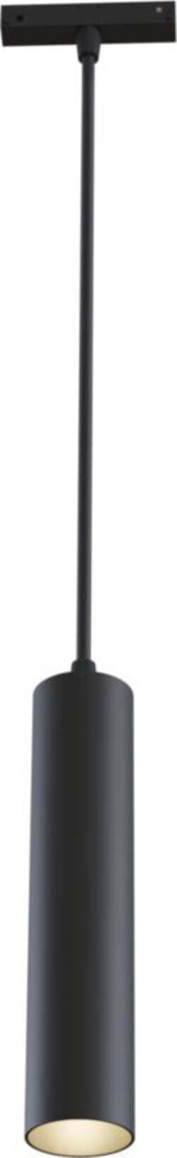 Faretto-Focus-Led-Per-Binario-Moderno-Alluminio-Nero-Luce-Naturale-12W