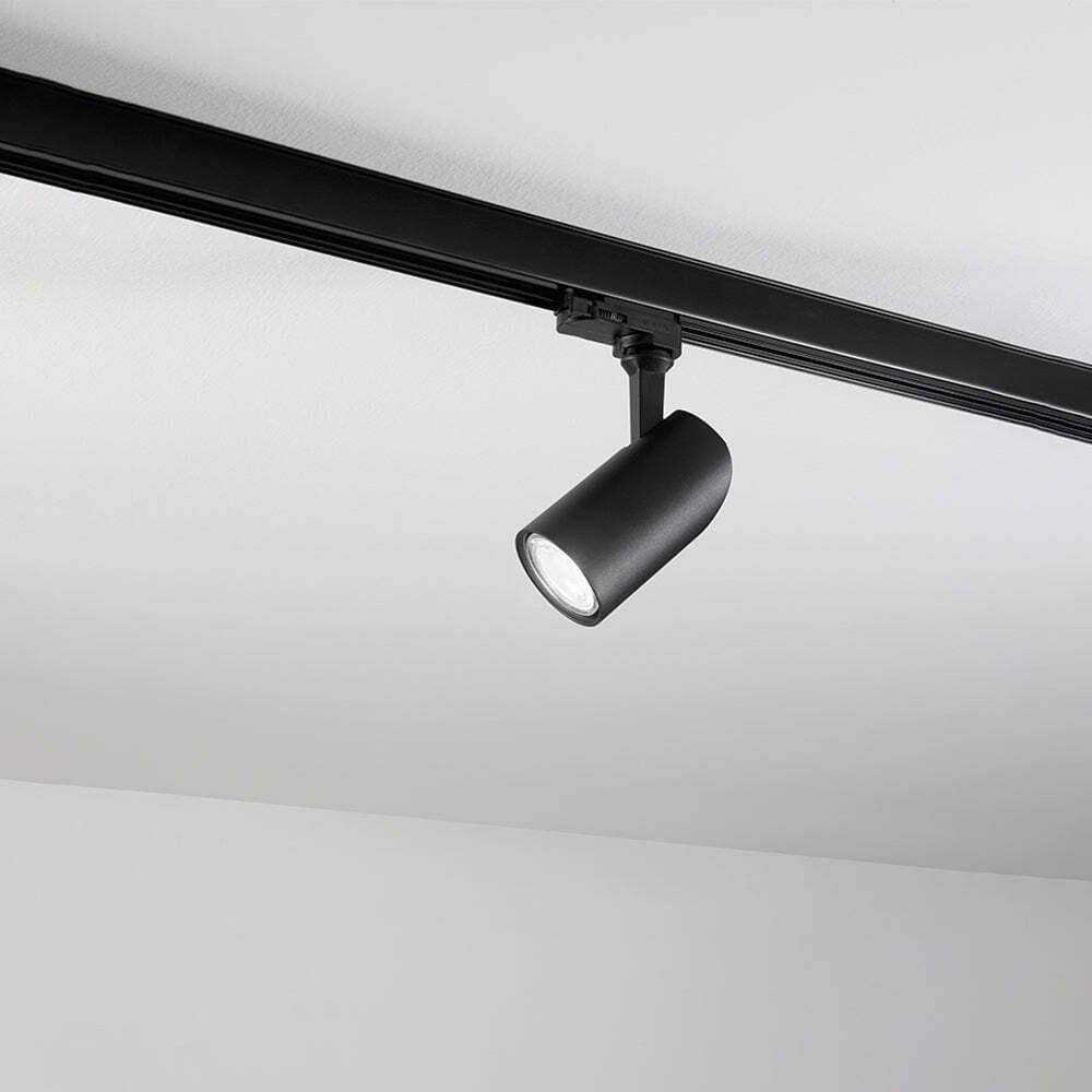 Faretto-In-Alluminio-Tondo-Per-Sistema-In-Binario-Nero-1-Luce