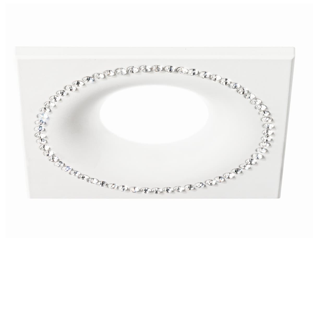 Faretto-incasso-alluminio-Gea-Led-CORALIE-1-GFA191-LED-spot-strass-bianco-opaco-quadrato-interno-GU10-IP20