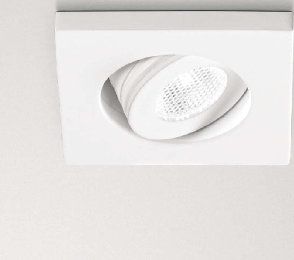Faretto incasso alluminio Gea Led ELARA GFA890 spot quadrato orientabile