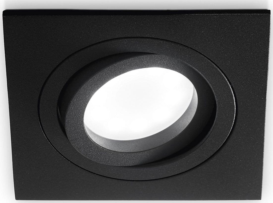 Faretto-incasso-Gea-Led-ZENIT-Q-GFA042-GU10-LED-IP20-orientabile-spot-cartongesso-quadrato