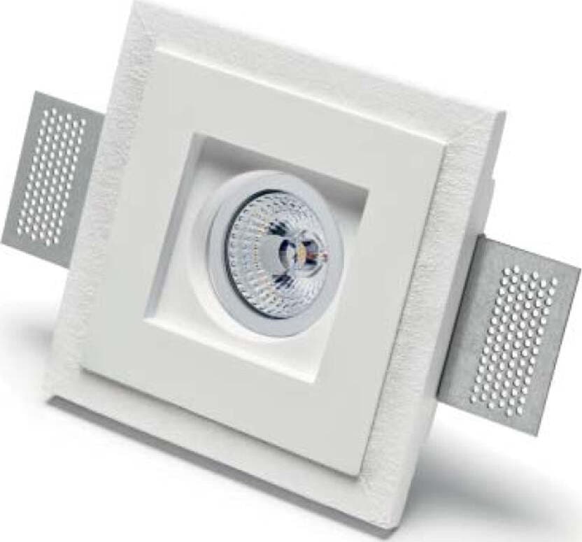 Faretto-incasso-gesso-Belfiore-9010-LYRA-4176.35-GU10-LED-IP20-lampada-soffitto-cartongesso-muratura