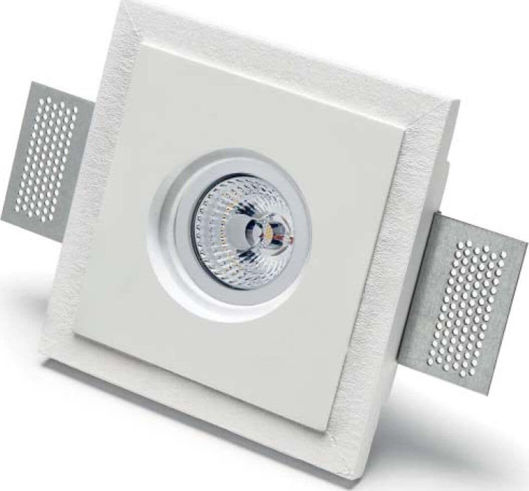 Faretto-incasso-gesso-Belfiore-9010-PERSEO-4181.35-GU10-LED-IP20-lampada-soffitto-parete-cartongesso-muratura