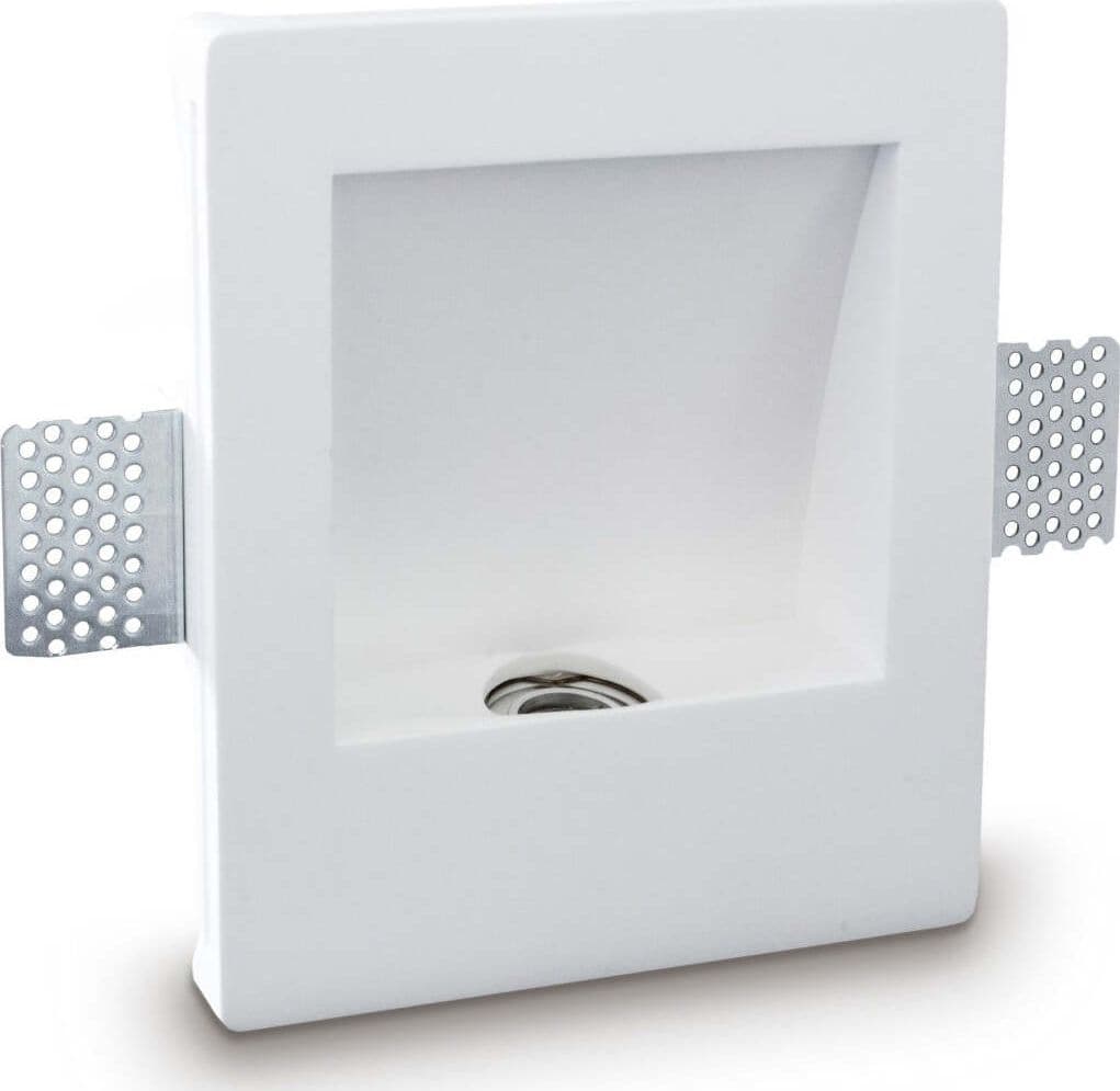 Faretto-incasso-gesso-Neo-Luce-9010-Belfiore-0039-94-GU4-LED-lampada-soffitto-parete-segnapasso-cartongesso-muratura