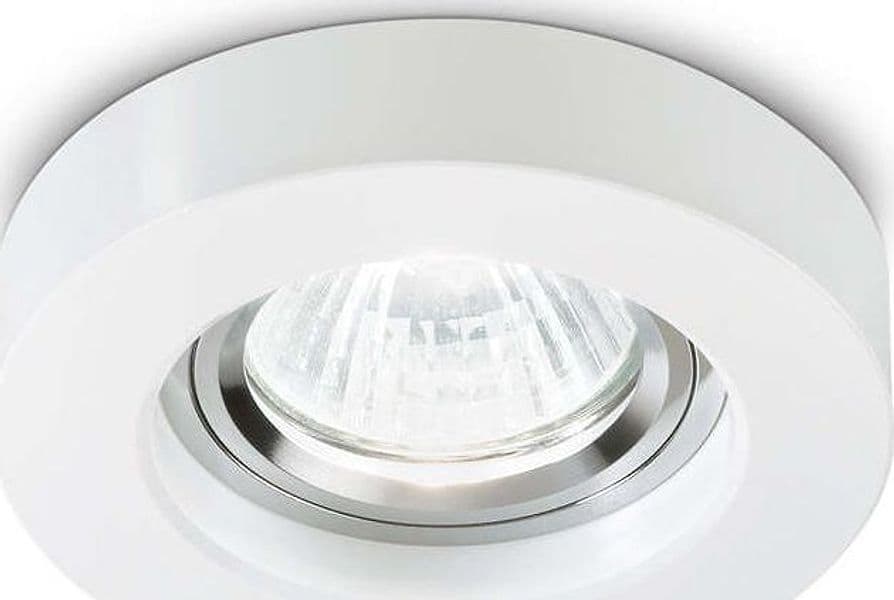 Faretto-Incasso-Moderno-Blues-Alluminio-Bianco-1-Luce-Gu10-5W-3000K-Luce-Calda