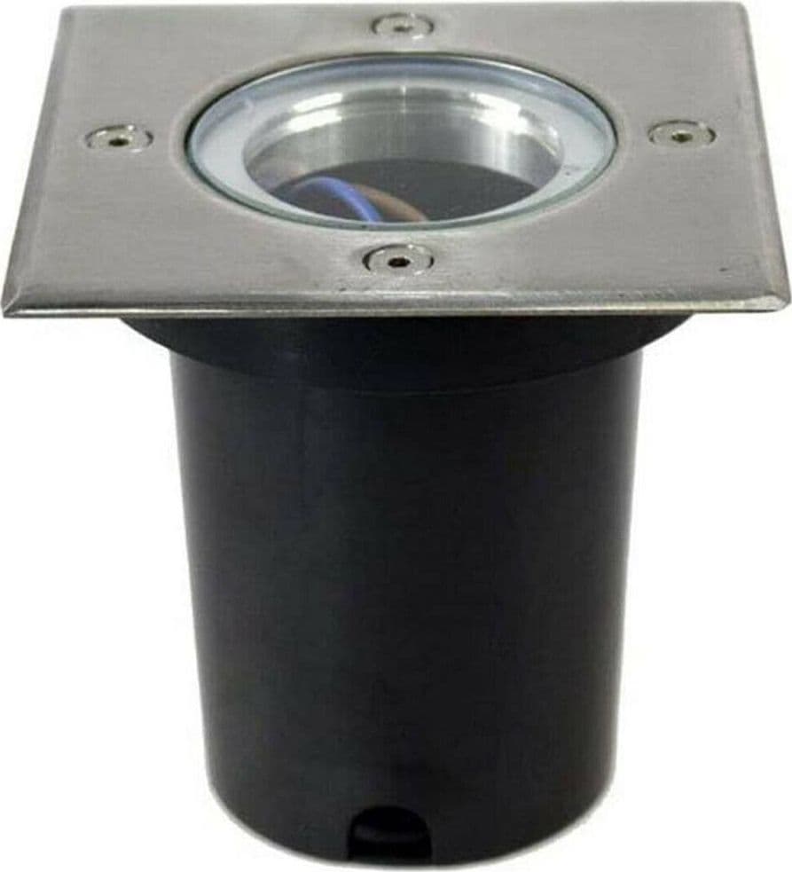Faretto-Incasso-Segnapasso-Quadrato-Luce-Gu10-Calpestabile-Esterno-Giardino-Es13