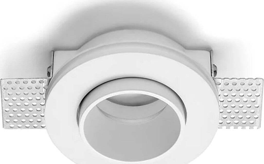 Faretto-incasso-Sforzin-Illuminazione-THESSALY-T334-BIANCO-GU10-LED-IP20-moderno-gesso-lampada-soffitto-tondo