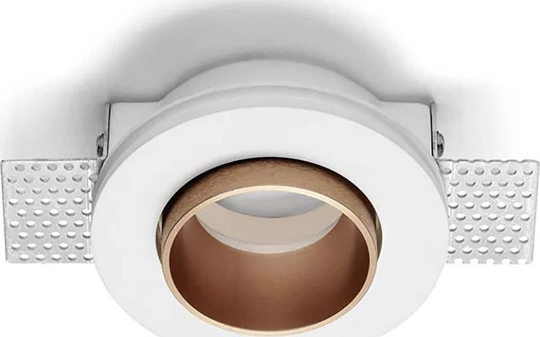 Faretto-incasso-Sforzin-Illuminazione-THESSALY-T336-RAME-GU10-LED-IP20-classico-gesso-lampada-soffitto-tondo