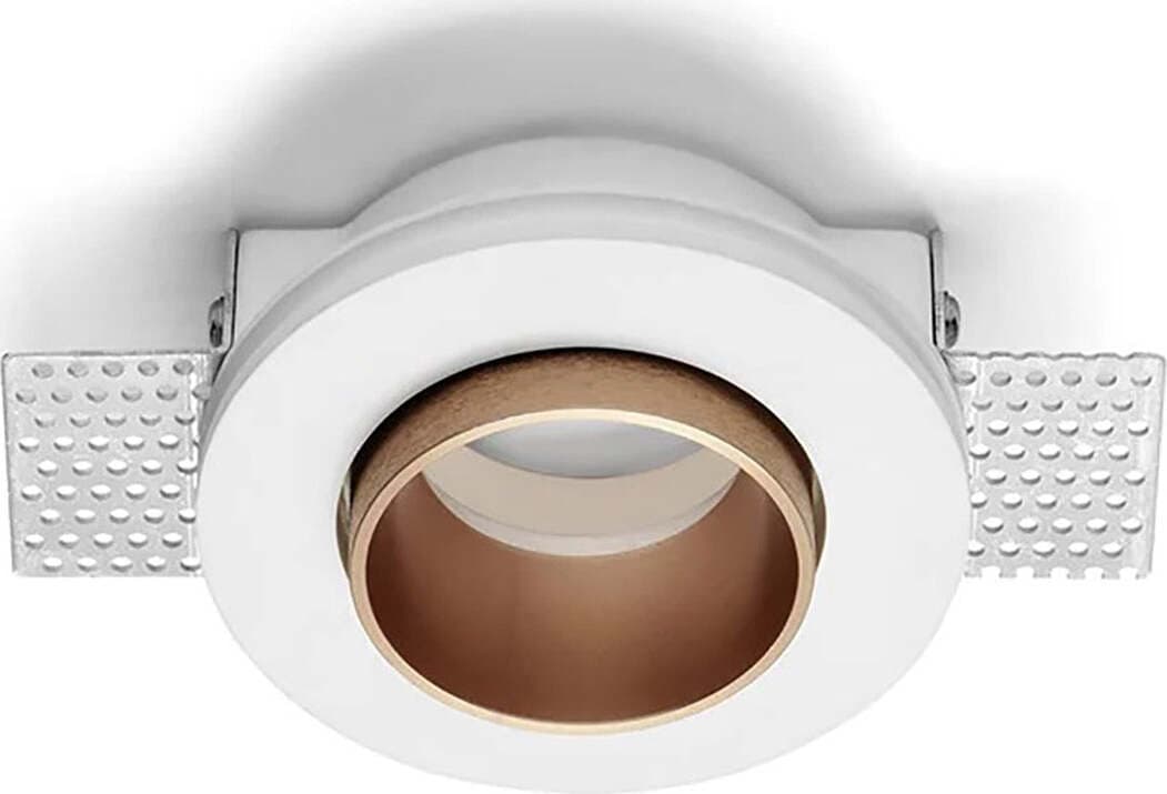 Faretto-incasso-Sforzin-Illuminazione-THESSALY-T336-RAME-GU10-LED-IP20-classico-gesso-lampada-soffitto-tondo