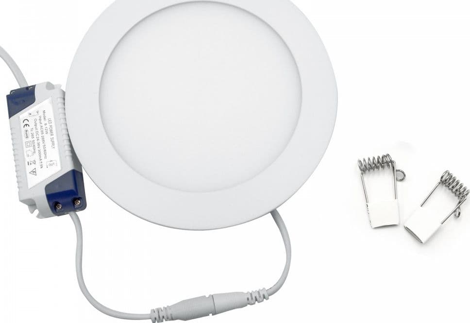 Faretto Led 12 Watt Pannello Incasso rotondo 860LM Luce fredda 6000k Illuminazione/Illuminazione per interni/Luci da incasso Zencoccostore - Formia, Commerciovirtuoso.it
