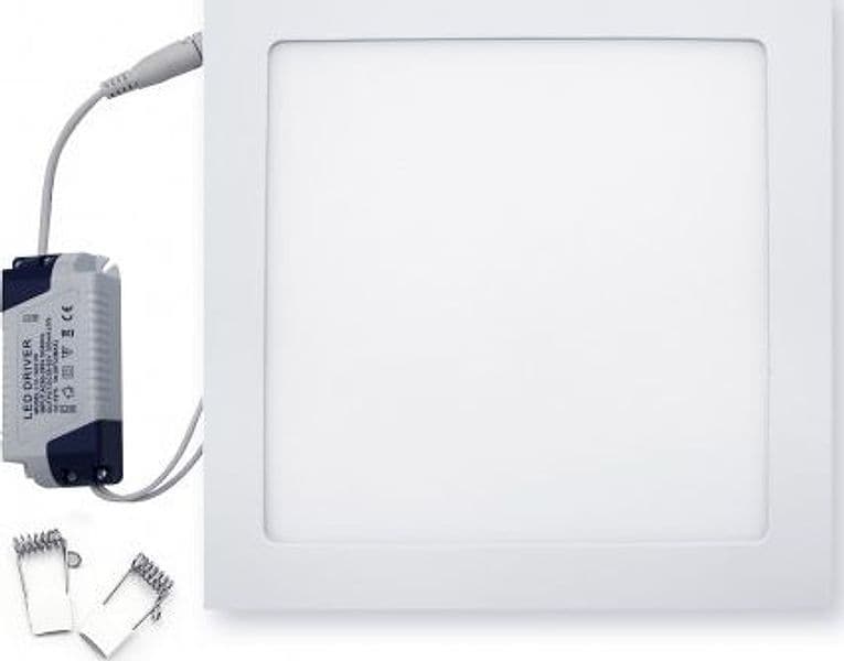 Faretto Led 18 Watt Pannello Incasso quadrato 1350 LM Luce Fredda 6000k Illuminazione/Illuminazione per interni/Luci da incasso Zencoccostore - Formia, Commerciovirtuoso.it
