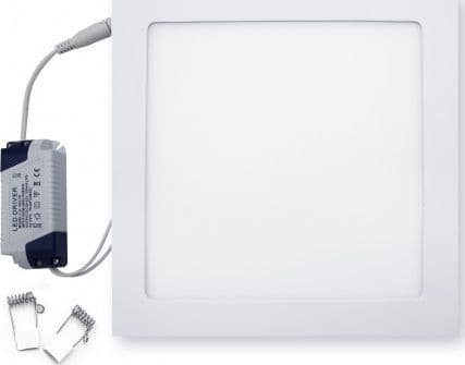 Faretto Led 18 Watt Pannello Incasso quadrato 1350 LM Luce Naturale 4000k Illuminazione/Illuminazione per interni/Luci da incasso Zencoccostore - Formia, Commerciovirtuoso.it