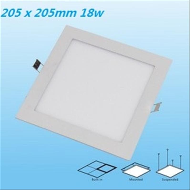 Faretto Led 18w Ultra Slim Quadrato Incasso A Molla Con Led Driver 22.5cm Illuminazione/Illuminazione per interni/Illuminazioni per pareti/Faretti da muro Trade Shop italia - Napoli, Commerciovirtuoso.it