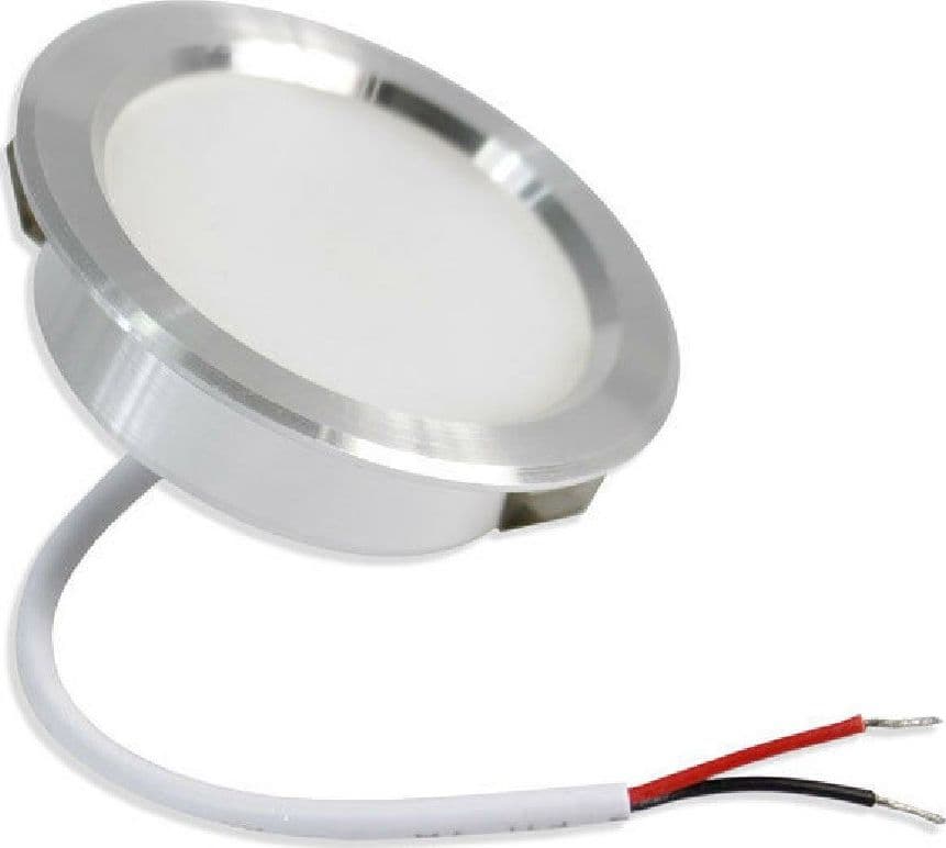 Faretto-Led-3w-Ad-Incasso-Rotondo-Luce-Calda-Fredda-Naturale-Opaco-Bordo-Argento
