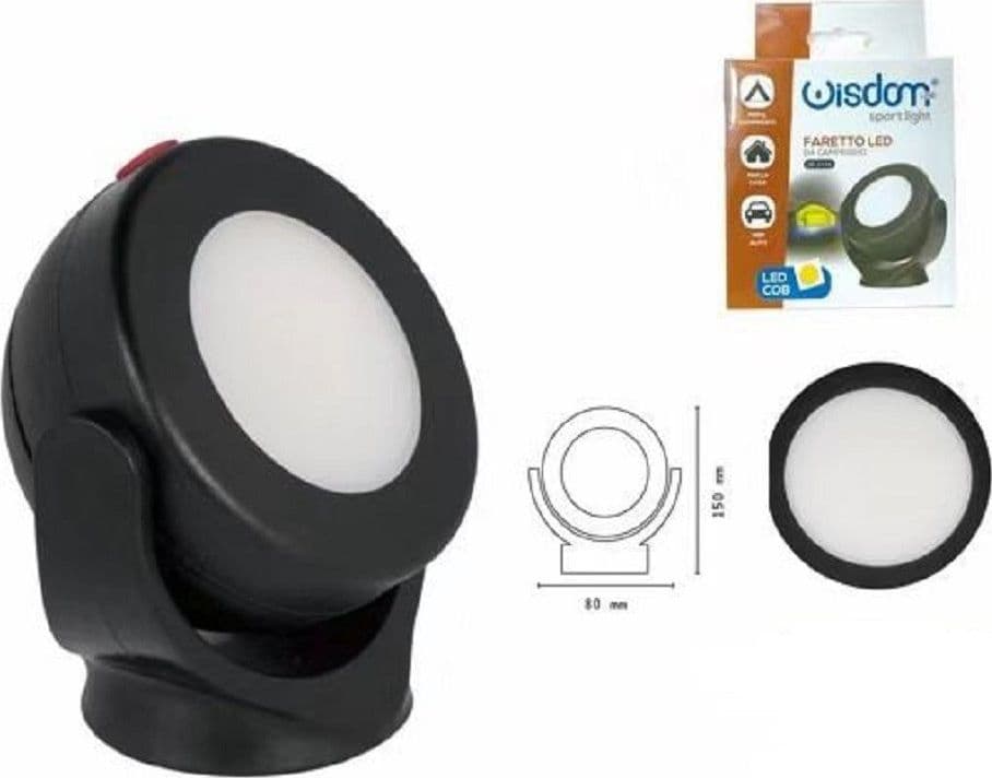 Faretto Led Cob Da Campeggio Casa Auto Lampada Portatile Con Magnete Dt-2110 Sport e Tempo Libero > Campeggio > Tempo Libero > Lampade Portatili Trade Shop italia - Napoli, Commerciovirtuoso.it