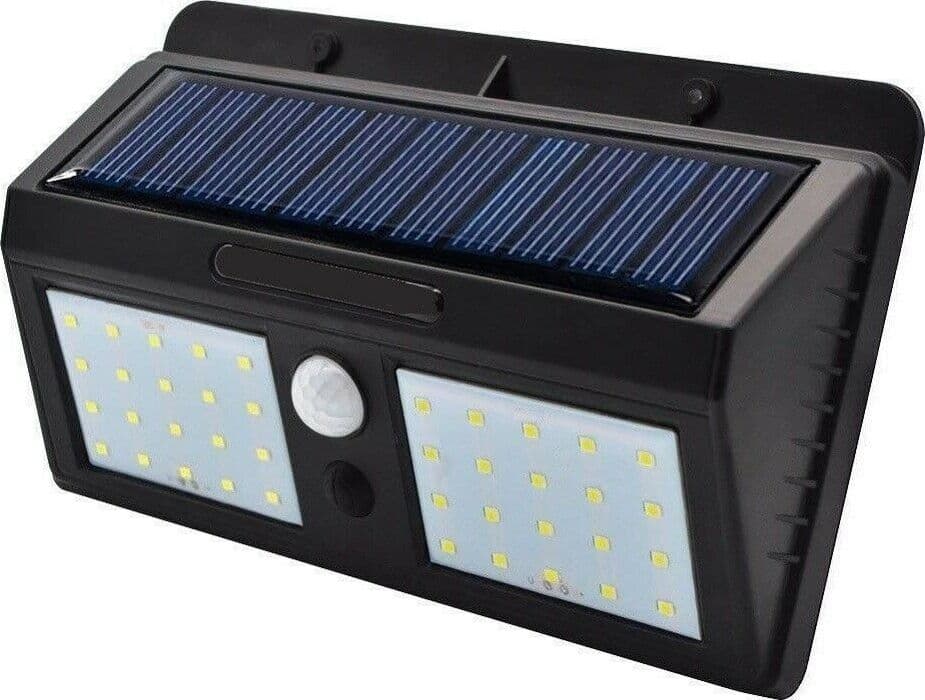 Faretto Luce 40 Led Pannello Solare Ricaricabile Sensore Di Movimento Illuminazione/Illuminazione per esterni/Lampade da parete Trade Shop italia - Napoli, Commerciovirtuoso.it