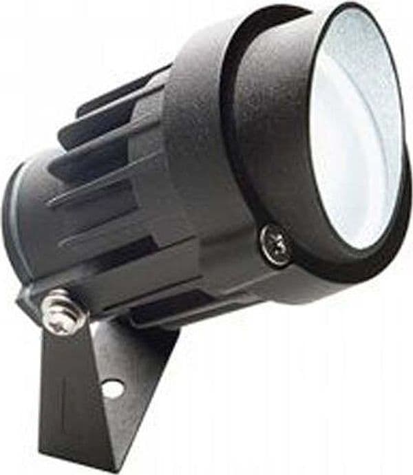Faretto-Orientabile-Da-Esterno-Moderno-Fox-Alluminio-E-Vetro-Nero-Led-6W-4000K