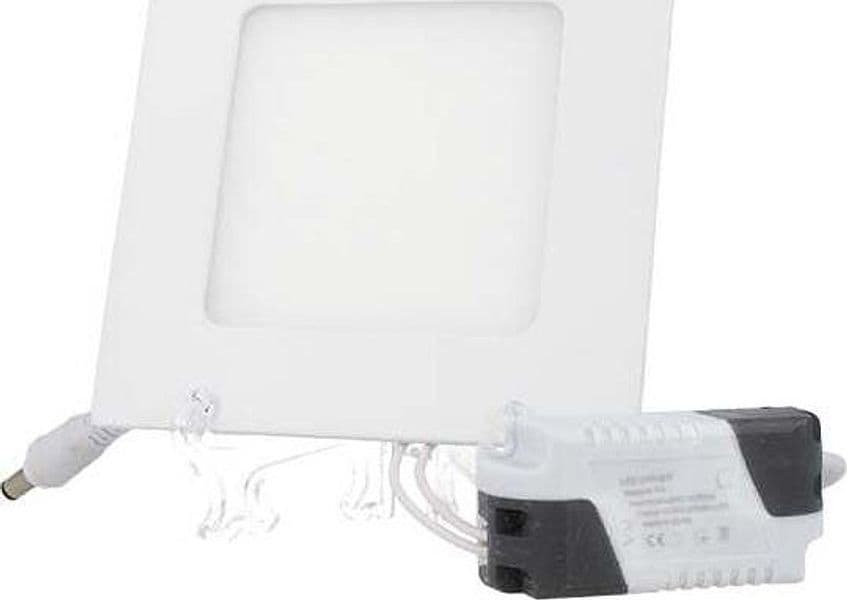 Faretto-Pannello-Led-Da-Incasso-Quadrato-3W-Bianco-Caldo-85x85mm-SKU-6295-Ledlux