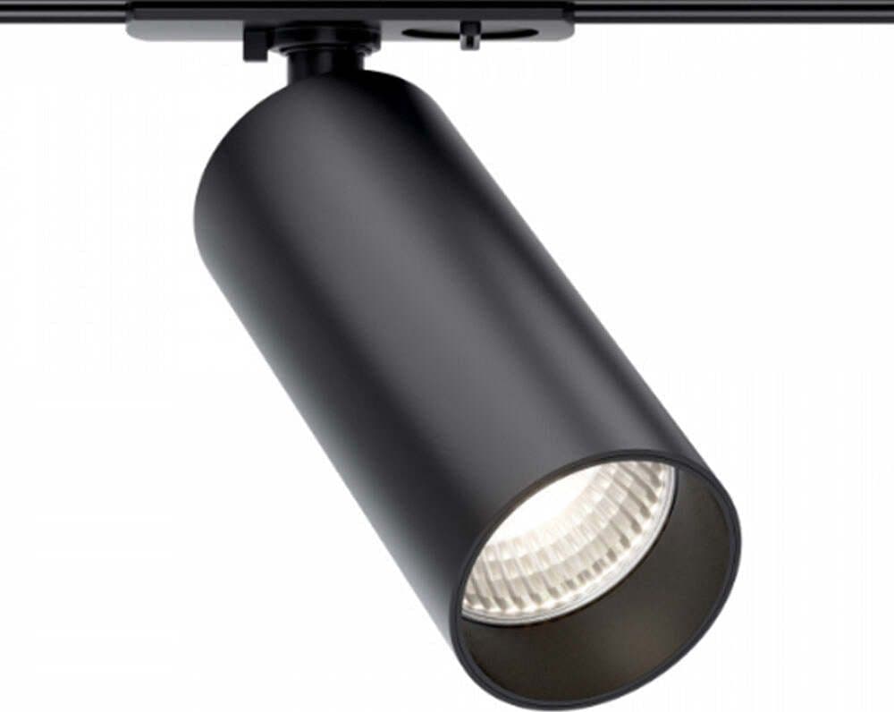 Faretto-Per-Binario-Focus-Led-Clip-Moderno-Alluminio-Nero-1-Luce-Naturale