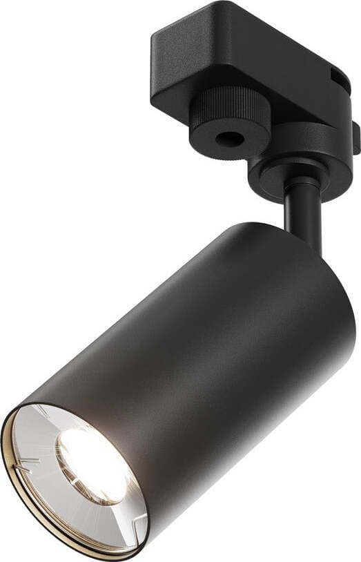 Faretto Per Binario Moderno Focus Mini Alluminio Nero 1 Luce