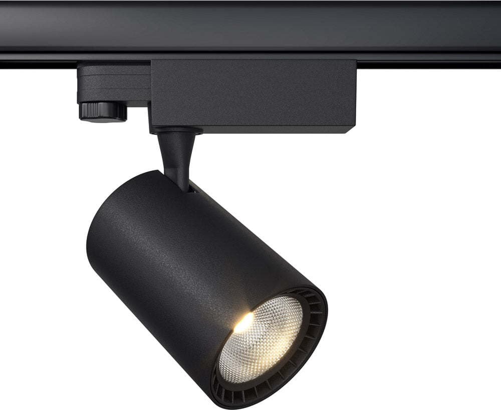 Faretto-Per-Binario-Moderno-Vuoro-10W-Alluminio-Nero-1-Luce-Calda