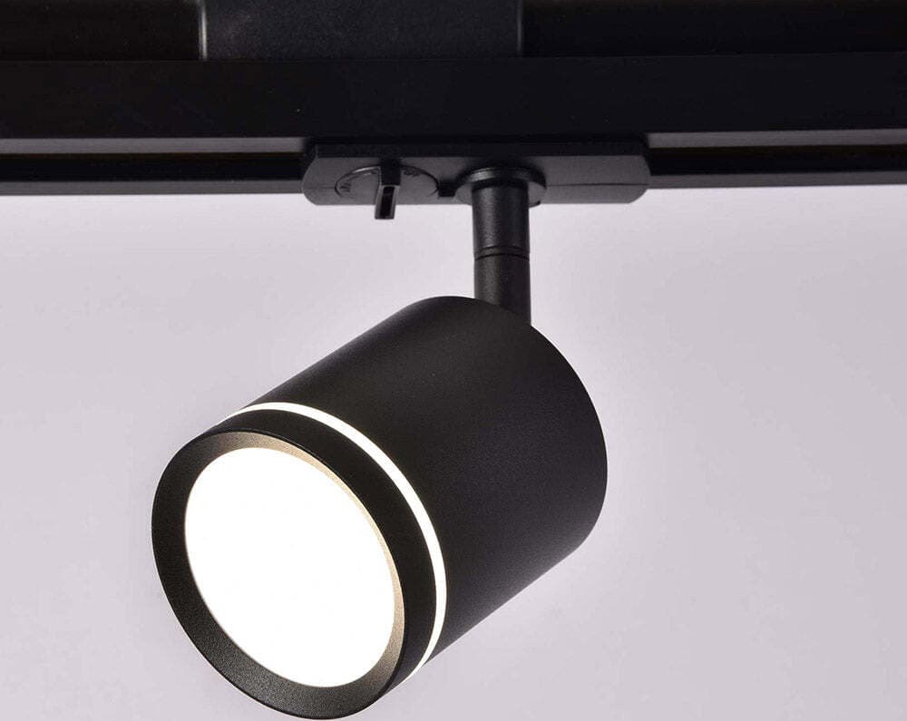 Faretto-Per-Binario-Orlo-Moderno-Alluminio-Nero-1-Luce-Calda