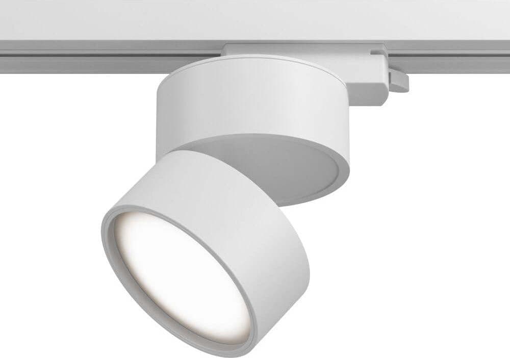 Faretto-Per-Binario-Tondo-Orientabile-Onda-In-Metallo-12W-Bianco-1-Luce-Calda