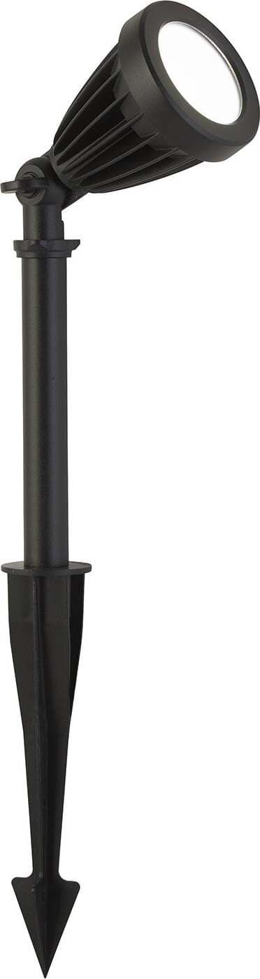 Faretto-Picchetto-Moderno-Spikey-Alluminio-Nero-Policarbonato-Trasp-Led-12-3000K