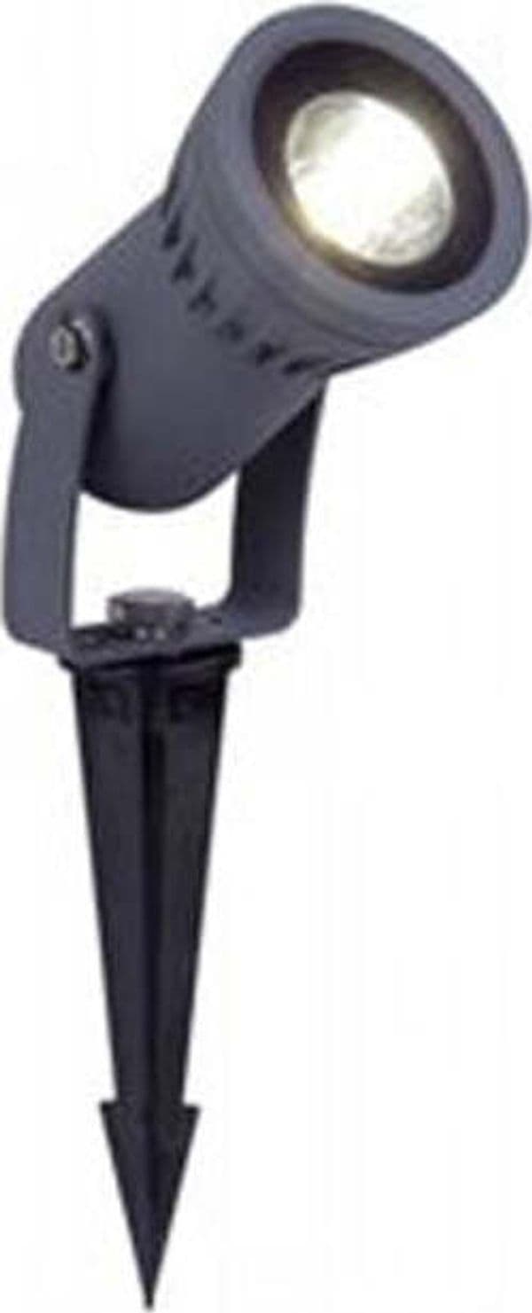 Faretto-Picchetto-Orient.-Esterno-Gun-Alluminio-E-Vetro-Grigio-Led-6W-4000K