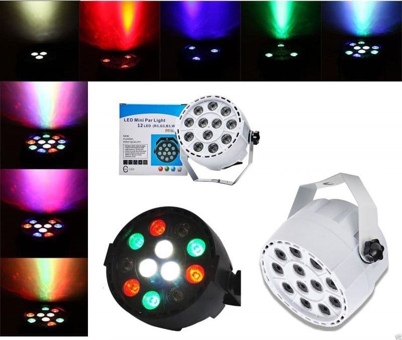 FARETTO PROIETTORE EFFETTO LUCE DMX 512 FLAT PAR LIGHT RGBW 12 LED 30W Strumenti Musicali/Sonorizzazione e palcoscenico/Illuminazione/Dispositivi per effetti luce Trade Shop italia - Napoli, Commerciovirtuoso.it