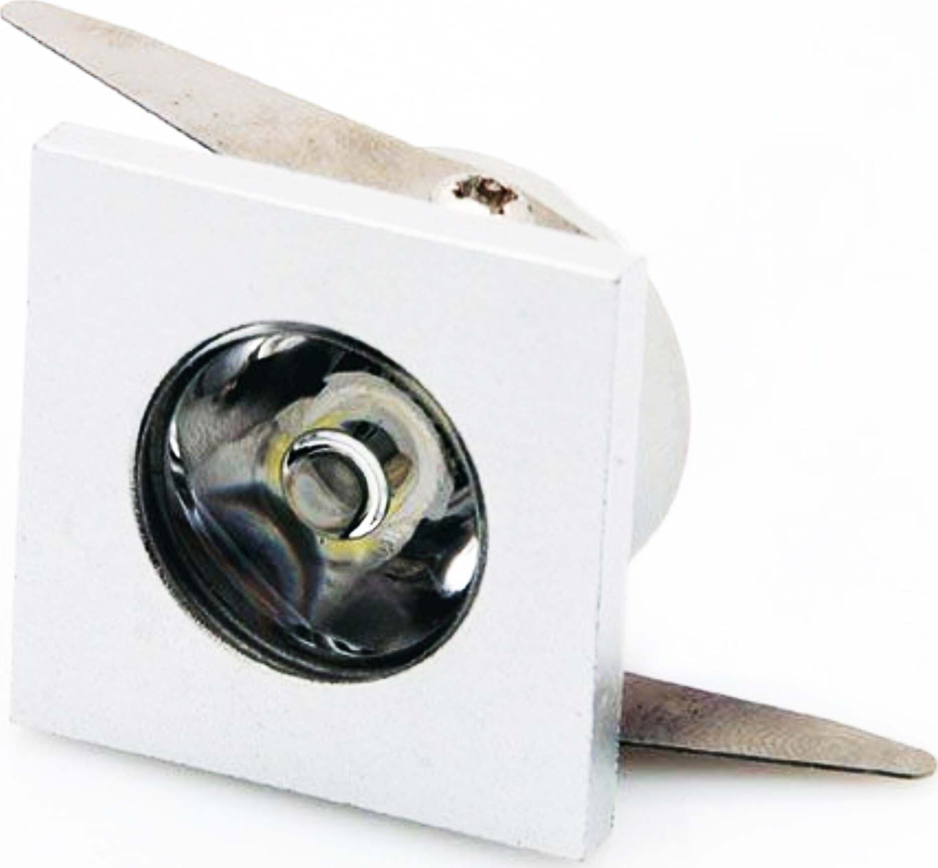 Faretto Punto Luce A Led Ad Incasso 1 Watt 220v Cielo Stellato Quadrato Bianco Illuminazione/Illuminazione per interni/Lampadari lampade a sospensione e plafoniere/Faretti da soffitto Trade Shop italia - Napoli, Commerciovirtuoso.it