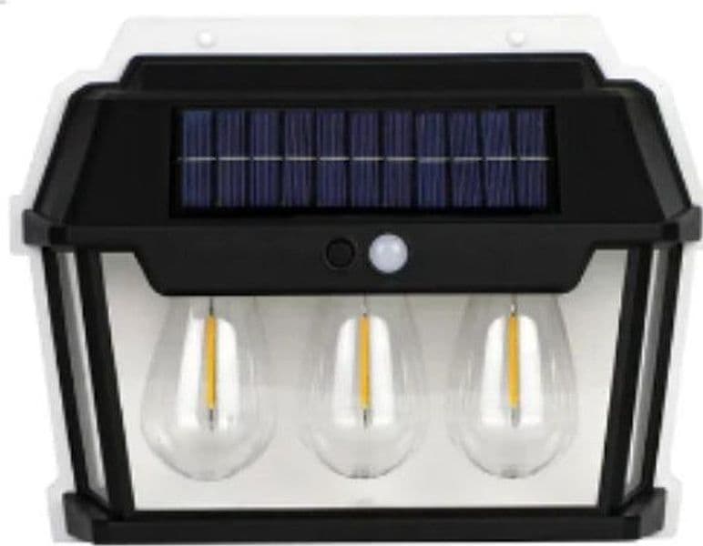 Faretto-solare-lampada-applique-3W-da-esterno-sensore-movimento-luce-calda-IP65-CL-118