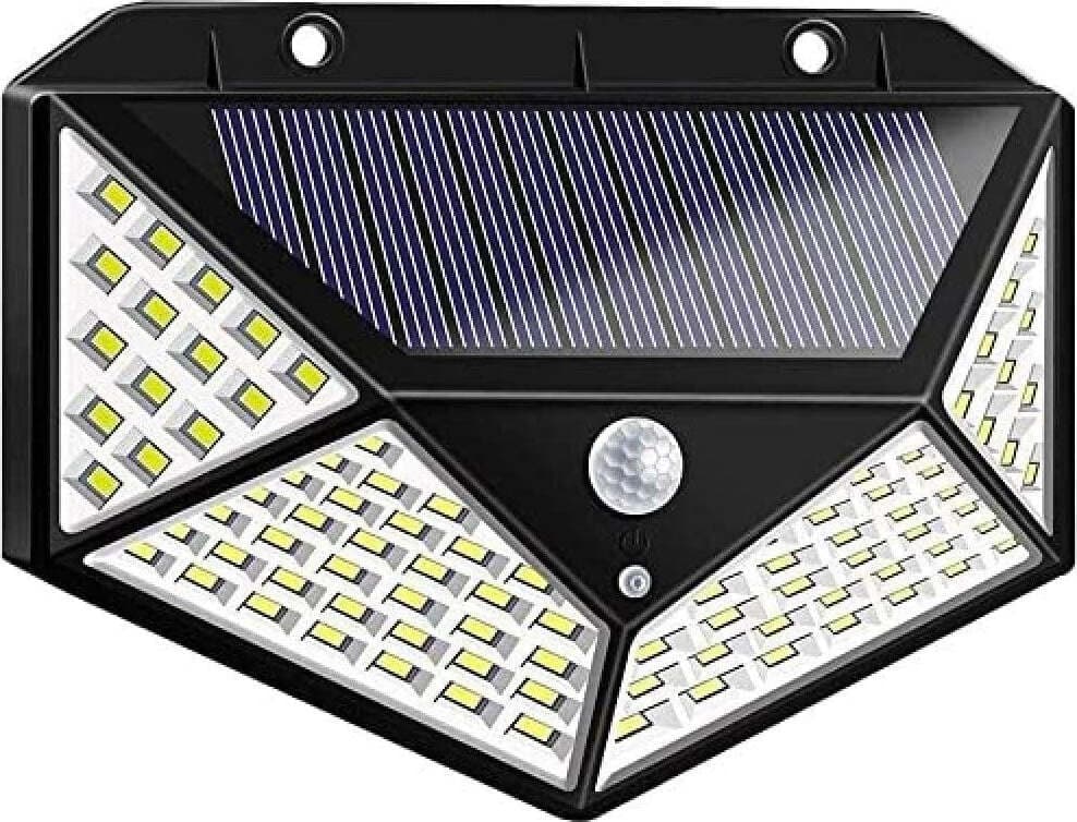 Faretto Solare Led Sensore di Movimento da Parete Esterna 600 LM 1200 mAh 1W in Lampade da parete 85cento.it - Potenza, commercioVirtuoso.it