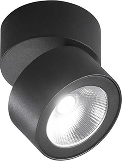 Faretto-Spot-Led-Rotondo-Orientabile-Camera-Nero-Led-Grande