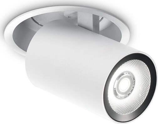 Faretto-Tubolare-Moderno-Nova-Alluminio-Bianco-1-Luce-12W-3000K-Luce-Calda