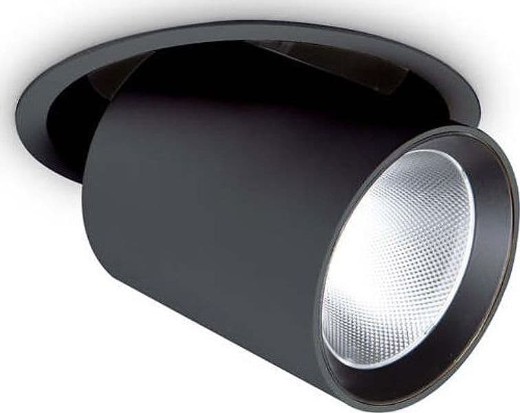 Faretto-Tubolare-Moderno-Nova-Alluminio-Nero-Led-30W-3000K-Luce-Calda