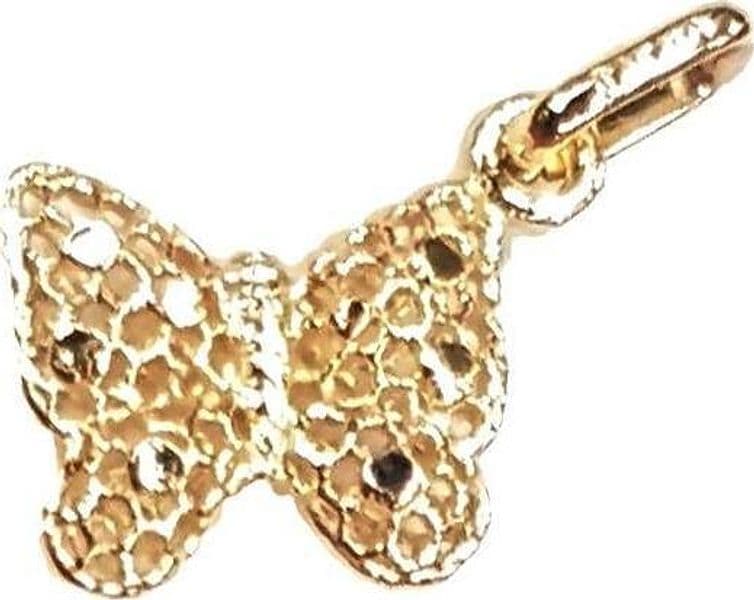 Farfallina Pendente in Oro giallo 750 millesimi Pendente Farfalla Donna Ragazza