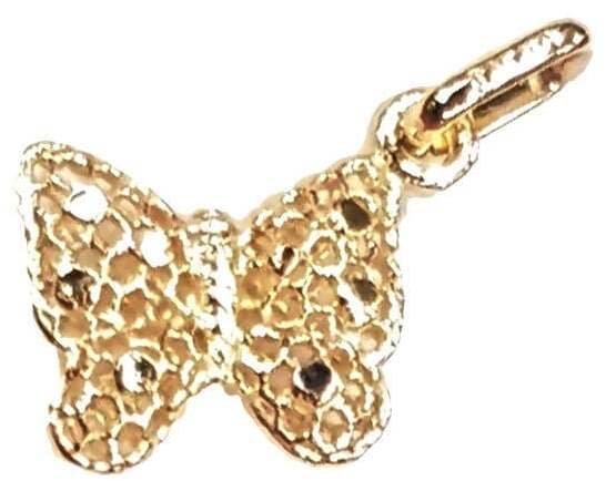 Farfallina Pendente in Oro giallo 750 millesimi Pendente Farfalla Donna Ragazza in Ciondoli a moneta E B Gioielli - Siderno, commercioVirtuoso.it