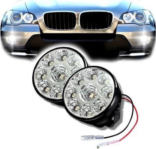 FARO FARETTO LED SMD AUTO COPPIA FARI FARETTI FENDINEBBIA SUV LUCI DIURNE 9 LED Auto e Moto/Parti per auto/Luci lampadine e indicatori/Lampadine/Lampadine per esterno Trade Shop italia - Napoli, Commerciovirtuoso.it