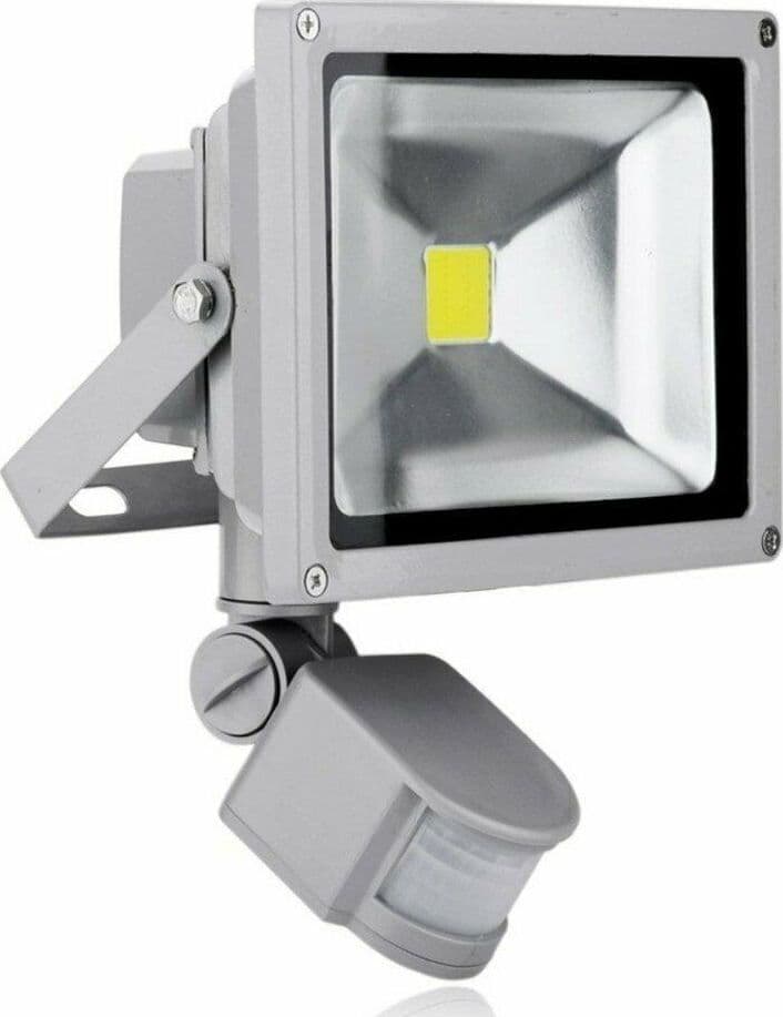 Faro LED 30W Faretto Slim Con Sensore Movimento Pir Crepuscolare ip65 Illuminazione/Illuminazione per esterni/Proiettori Zencoccostore - Formia, Commerciovirtuoso.it