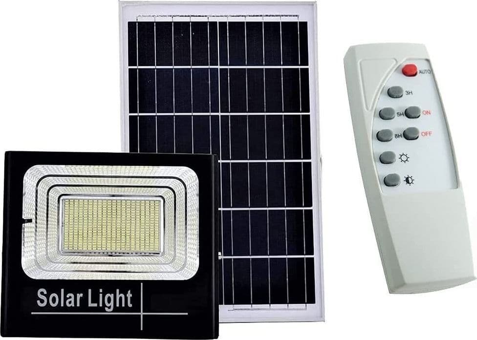 Faro led 600W con pannello solare crepuscolare ip66/67 luce fredda telecomando Illuminazione/Illuminazione per esterni/Proiettori Zencoccostore - Formia, Commerciovirtuoso.it