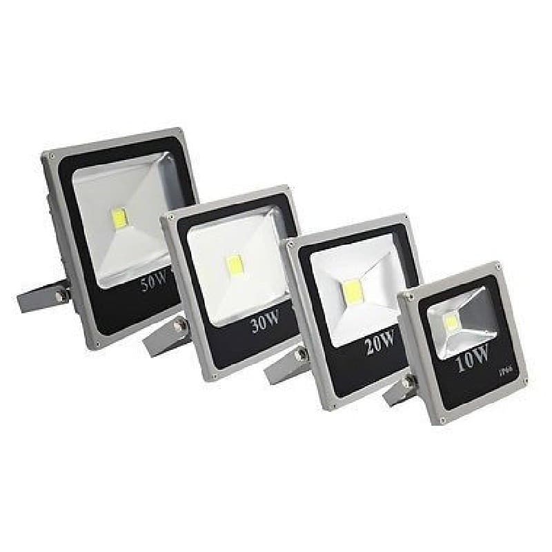Faro Led Slim Faretto Luce Calda Alta Luminosita' 10w 20w 30w 50w 80w 100w Ip66 Illuminazione/Illuminazione per esterni/Proiettori Trade Shop italia - Napoli, Commerciovirtuoso.it