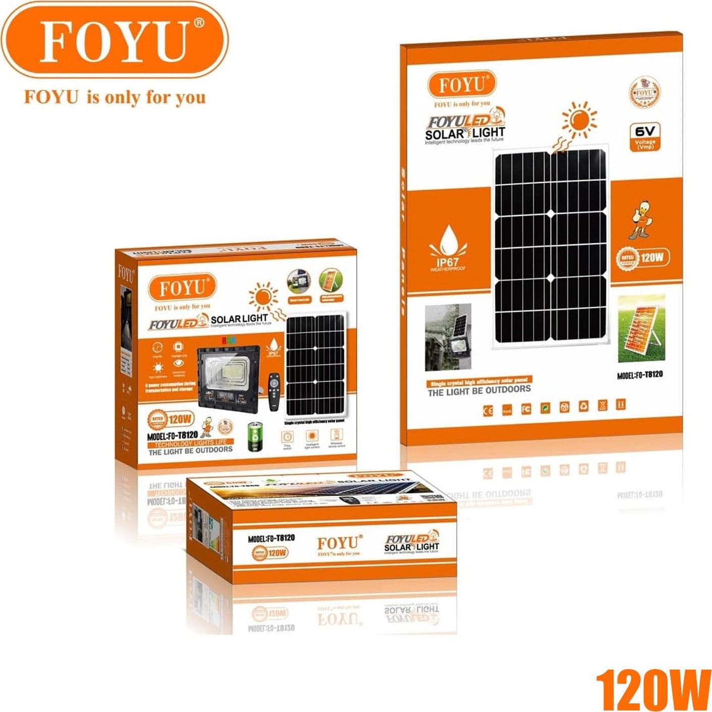 Faro Luce LED Con Display 60W 120W 200W 300W 800W Pannello Solare Crepuscolare Illuminazione/Illuminazione per esterni/Proiettori Zencoccostore - Formia, Commerciovirtuoso.it
