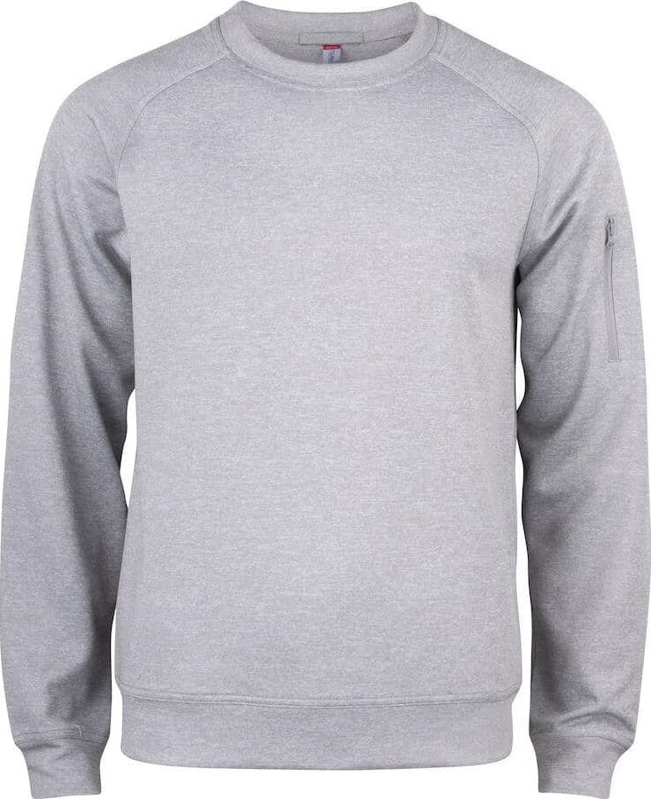 Felpa Active Girocollo Grigio Melange Felpa Tecnica Sportiva in Felpe con cappuccio e felpe Dresswork - Como, commercioVirtuoso.it